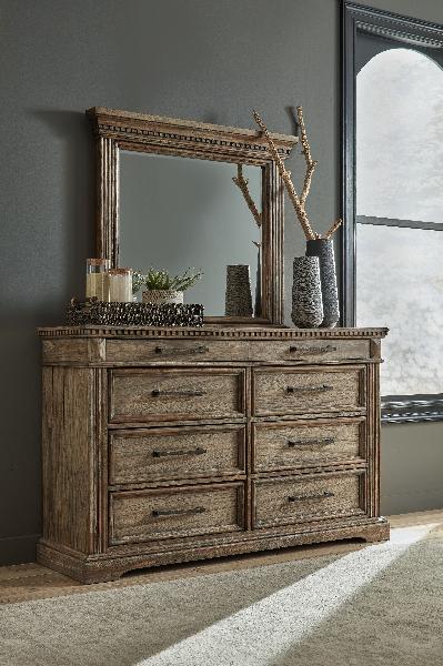 Image of Markenburg - Brown - Dresser, Mirror