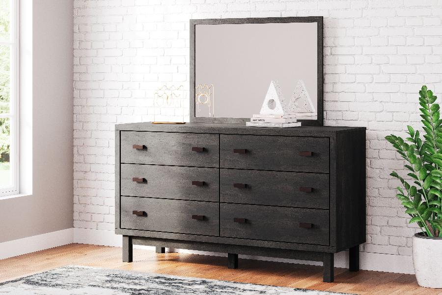 Image of Toretto - Charcoal - Dresser, Mirror