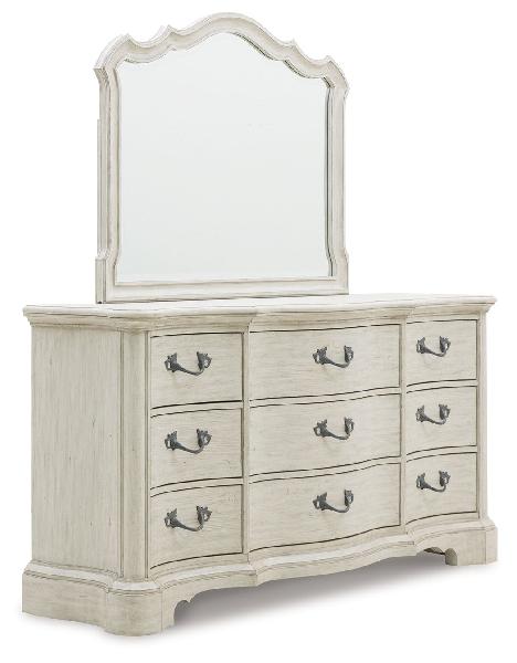 Image of Arlendyne - Antique White - Dresser And Mirror