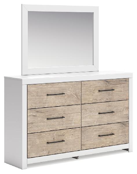 Image of Charbitt - Two-tone - Dresser And Mirror