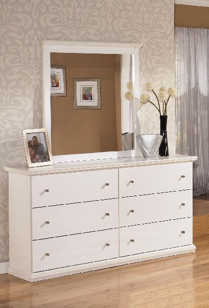 Image of Bostwick Shoals - White - Dresser, Mirror