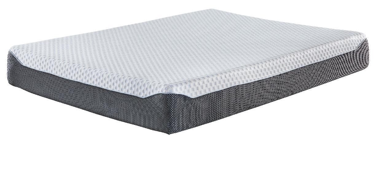 Image of 10 Inch Chime Elite - White / Blue - Firm King Mattress