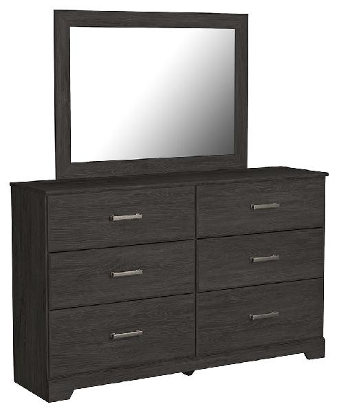 Image of Belachime - Black - Dresser, Mirror