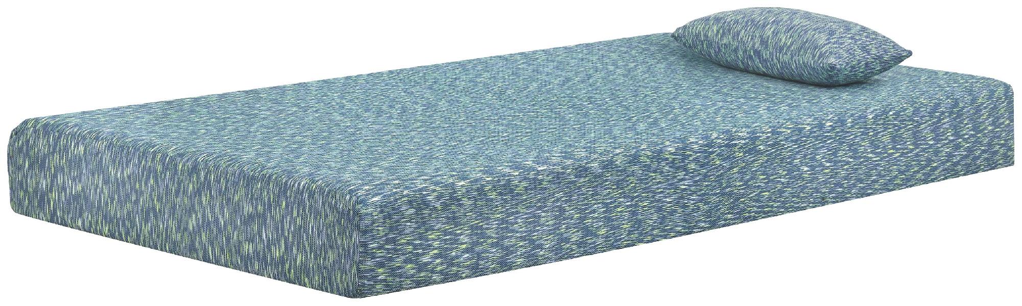 Image of Ikidz - Blue - Twin Mattress And Pillow Set of 2