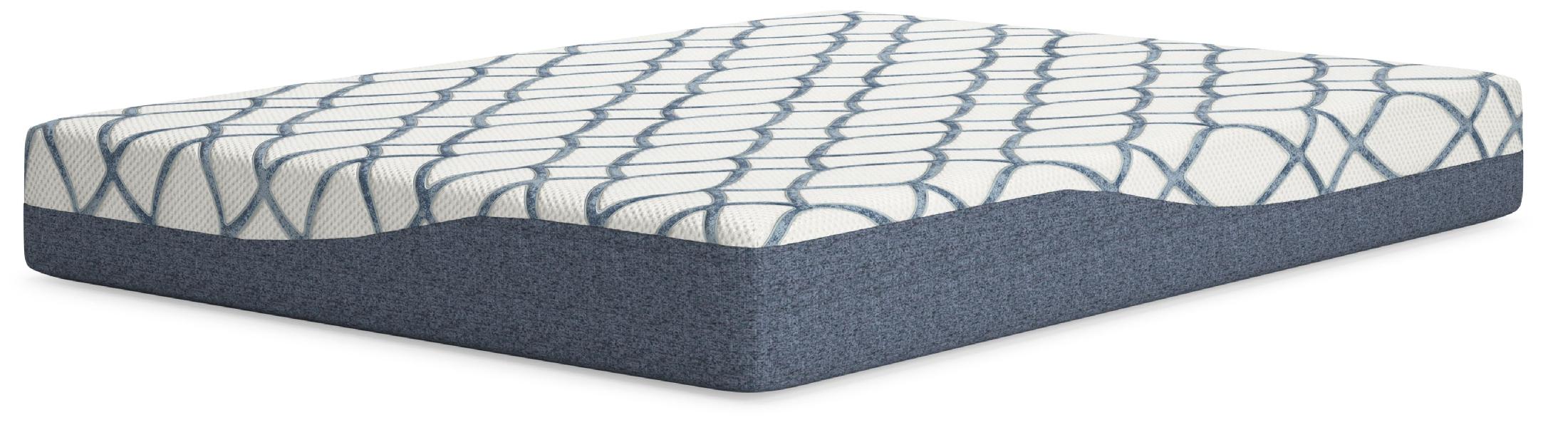 Image of 10 Inch Chime Elite 2.0 - White / Blue - Queen Mattress