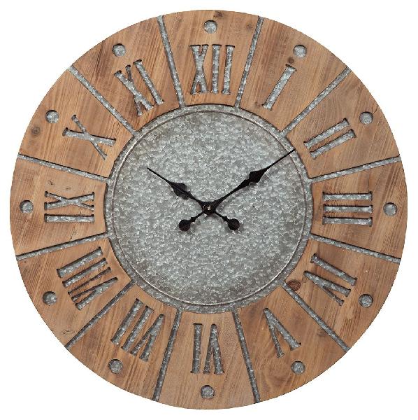 Image of Payson - Wall Clock - Antique Gray / Natural