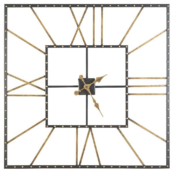 Image of Thames - Wall Clock - Black / Gold Finish