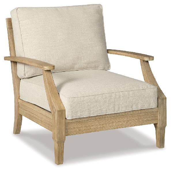 Image of Clare View - Lounge Chair w/Cushion  - Beige