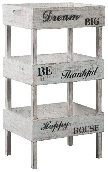 Image of Yulton - Storage Shelf - Antique White