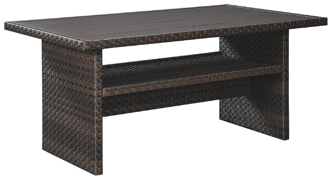 Image of Easy Isle - RECT Multi-Use Table - Dark Brown / Beige