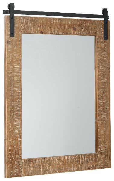 Image of Lanie - Accent Mirror - Antique Brown
