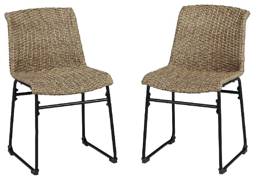 Image of Amaris - Chair (Set of 2) - Brown / Black