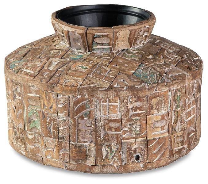 Image of Meltland - Vase - Square - Natural / Black