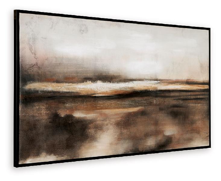Image of Drewland - Wall Art - Black / Brown / Orange