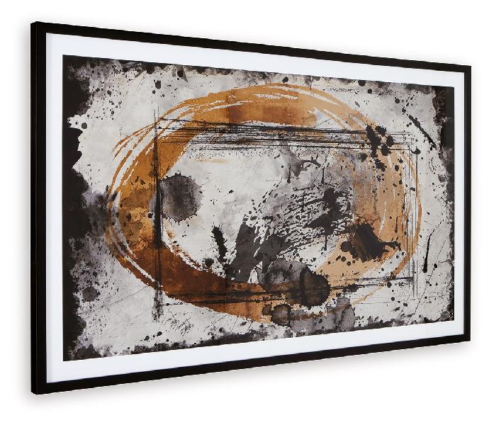 Image of Clefting - Wall Art - Black / Caramel / Tan