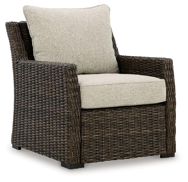 Image of Brook Ranch - Lounge Chair With Cushion - Brown