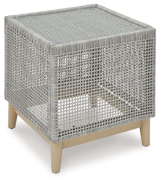Image of Seton Creek - Square End Table - Gray