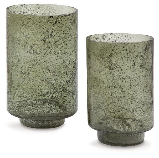 Image of Clarkton - Candle Holder Set (Set of 2) - Green