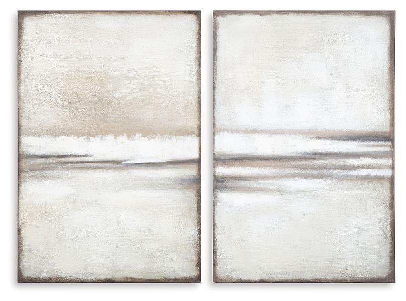 Image of Brockdunn - Wall Art Set (Set of 2) - Tan / Brown