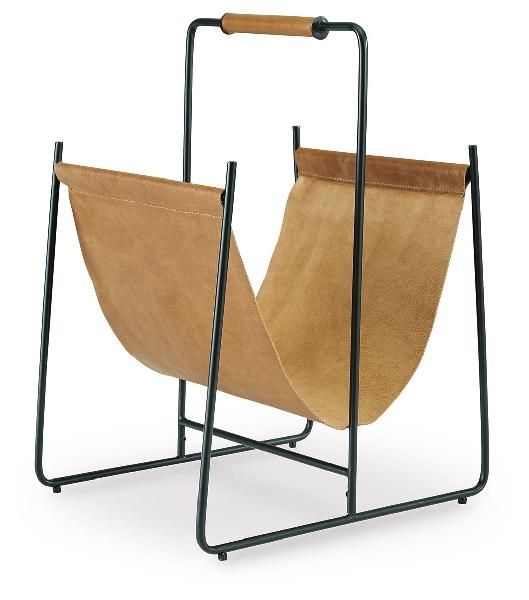 Image of Faronworth - Magazine Rack - Brown / Black