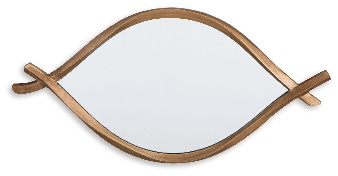 Image of Bartner - Accent Mirror - Antique Gold Finish