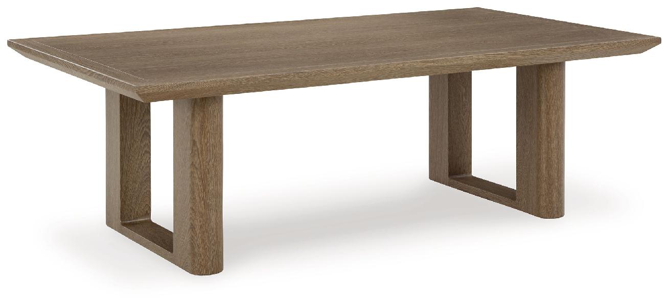 Image of Serene Bay - Rectangular Cocktail Table - Dark Brown