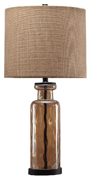 Image of Laurentia - Glass Table Lamp  - Champagne