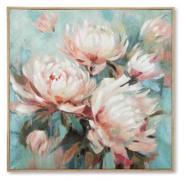 Image of Parryville - Wall Art - Aqua / Pink