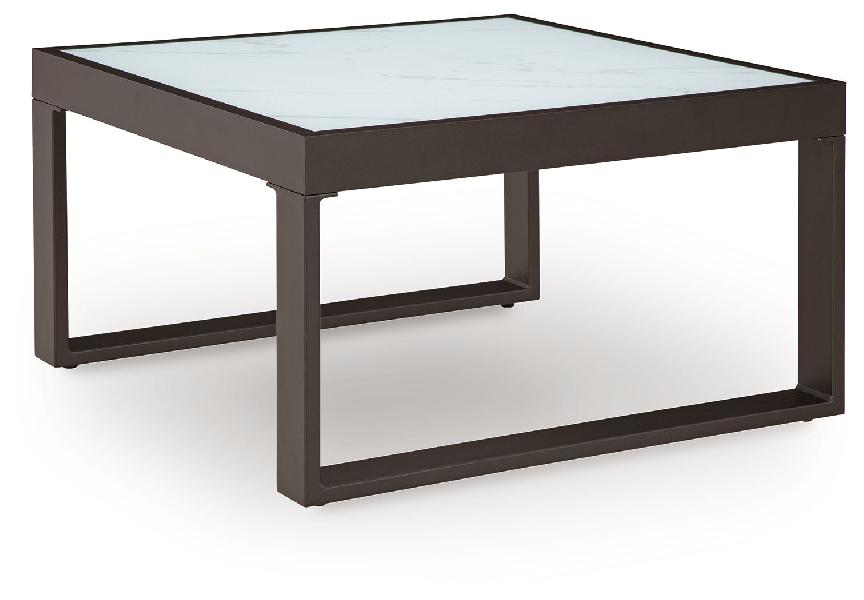 Image of Beachloft - Square Cocktail Table - Black / Gray