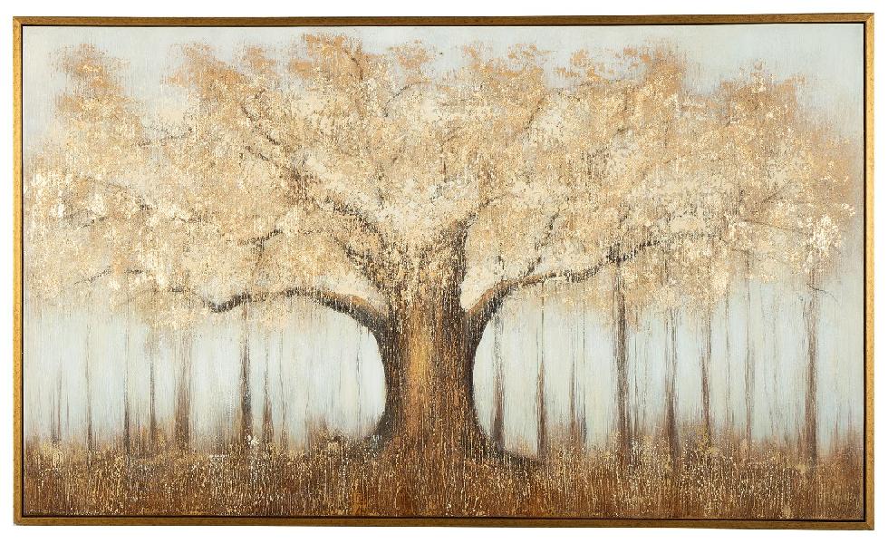 Image of Dalewick - Wall Art - Brown / Gray / Gold Finish