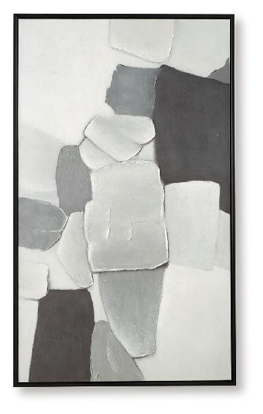 Image of Adilson - Wall Art - White / Gray / Black