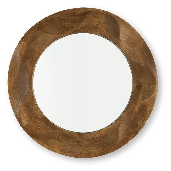 Image of Aajon - Accent Mirror - Brown