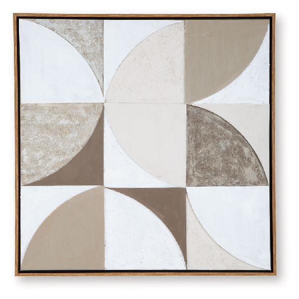 Image of Harelman - Wall Art - Tan / Taupe / White