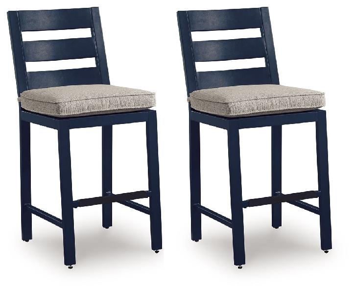 Image of East Beach - Barstool (Set of 2) - Blue