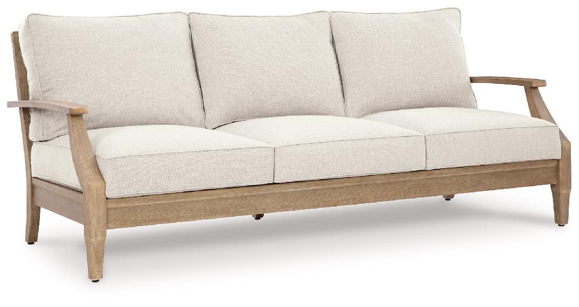 Image of Carter Hall - Sofa With Cushion - Beige