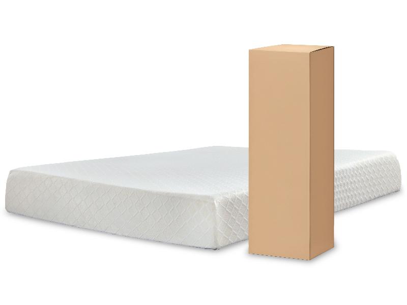 Image of 10 Inch Chime Memory Foam - California King Mattress - Inner Spring - White