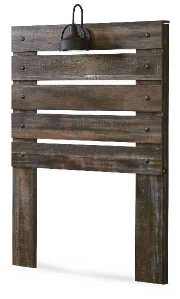 Image of Drystan - Twin Panel Headboard - Brown / Beige