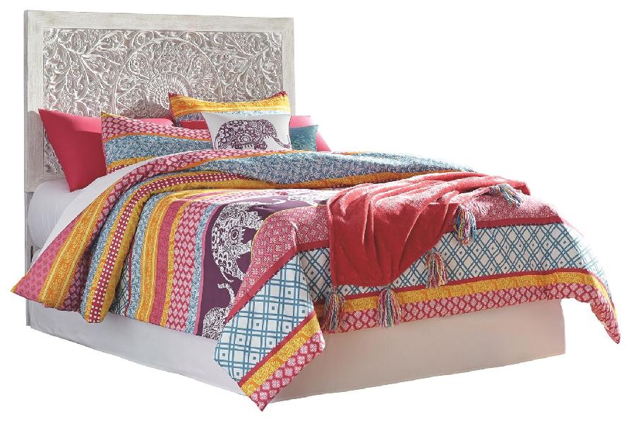 Image of Paxberry - Full Panel Headboard - Whitewash