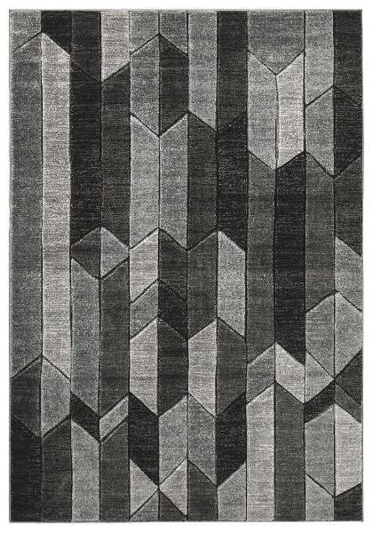 Image of Chayse - 7' x 10' Rug - Black / Gray