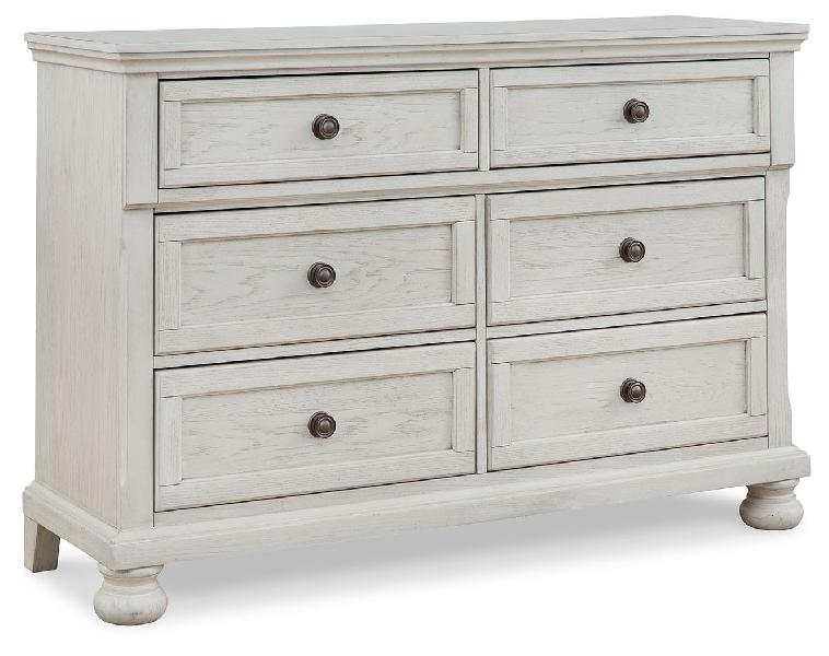 Image of Robbinsdale - Dresser - 6 Drawers - Antique White