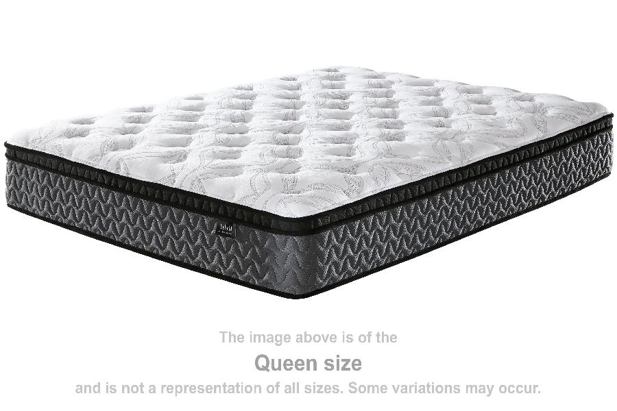 Image of 12 Inch Pocketed Hybrid - Full Mattress - White