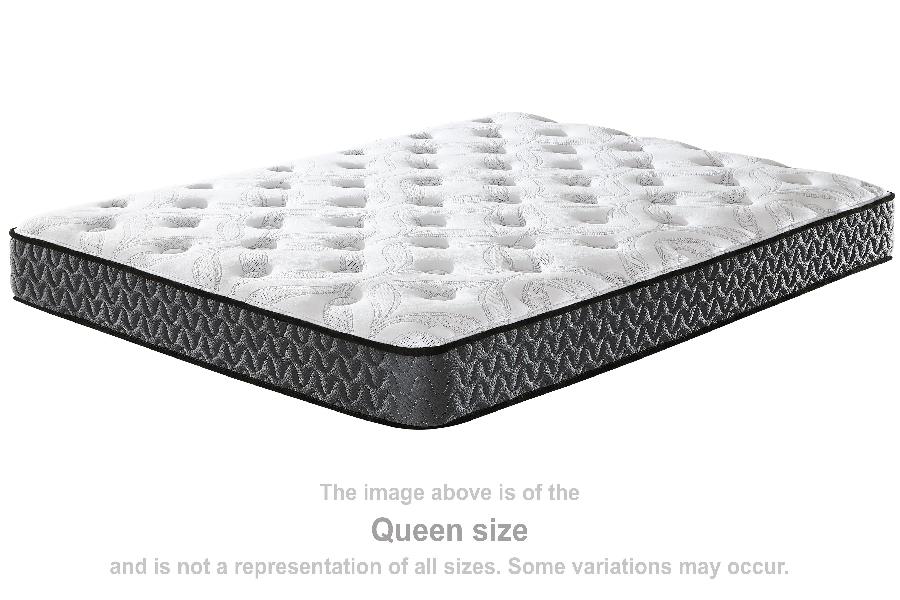 Image of 8 Inch Bonnell Hybrid - King Mattress - White