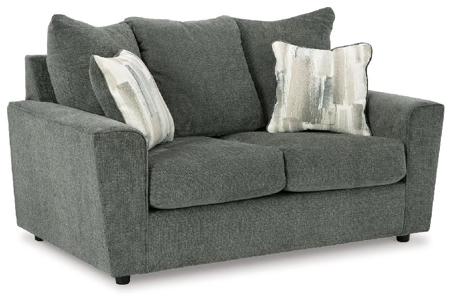 Stairatt - Loveseat - Gravel