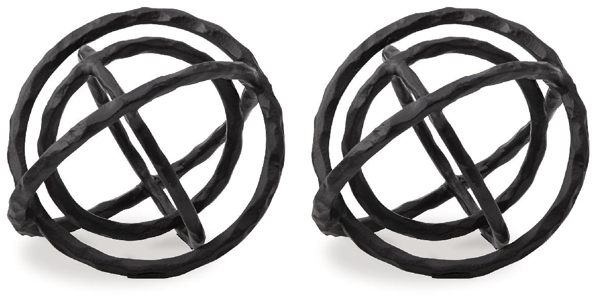 Image of Barlee - Sculpture (Set of 2) - Black
