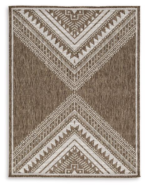 Image of Dunsler - 8' x 10' Rug - Brown / Cream