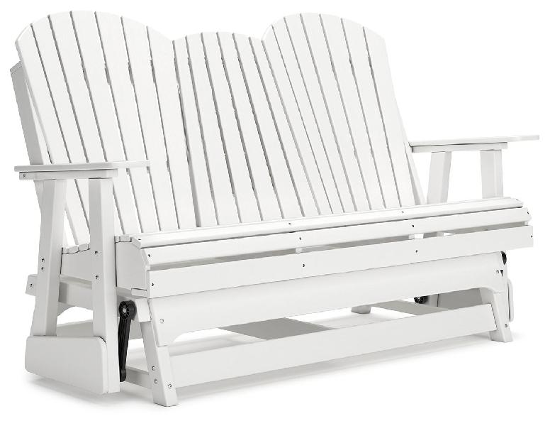 Image of Hyland Wave - Glider Loveseat - White