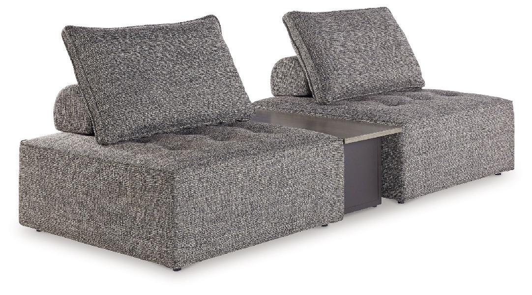 Image of Bree Zee - 3-Piece Outdoor Sectional - Brown