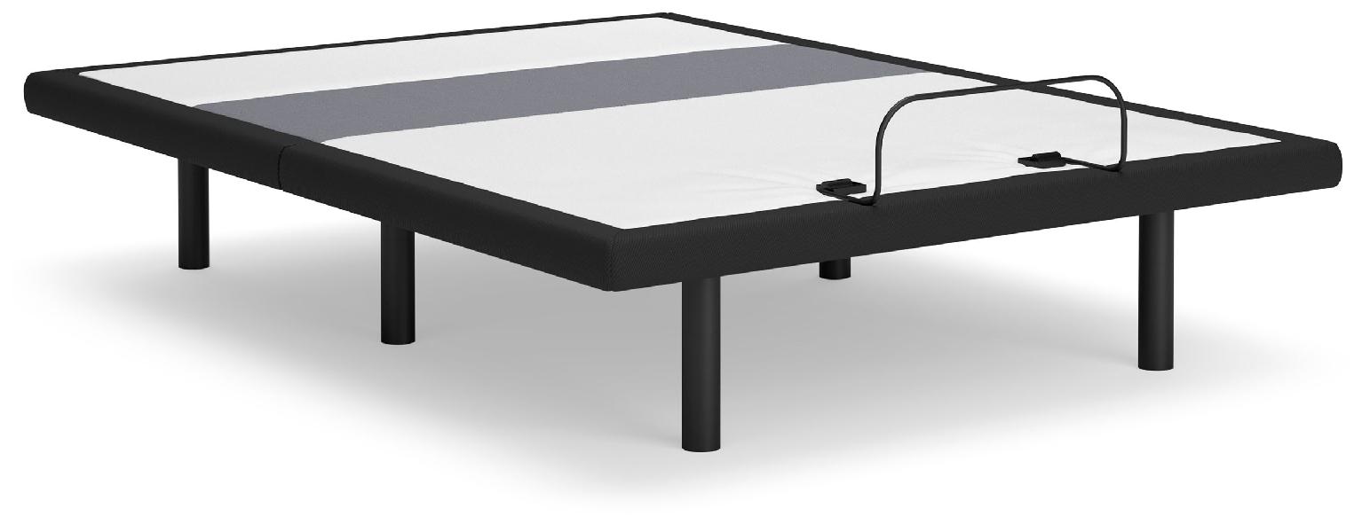 Image of Best Base With Lumbar And Audio - Queen Adjustable Base - Charcoal Gray