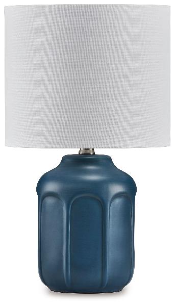 Image of Gierburg - Ceramic Table Lamp - Teal