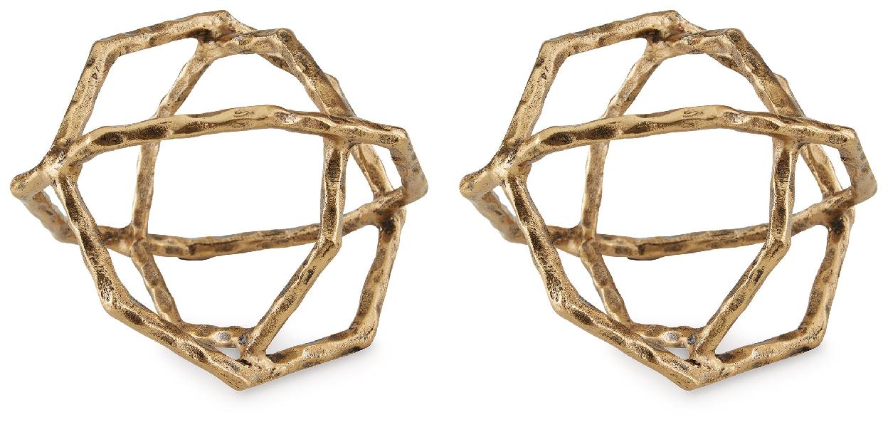 Image of Laddington - Sculpture (Set of 2) - Antique Brass Finish